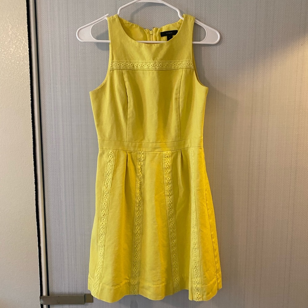 J. Crew yellow dress
